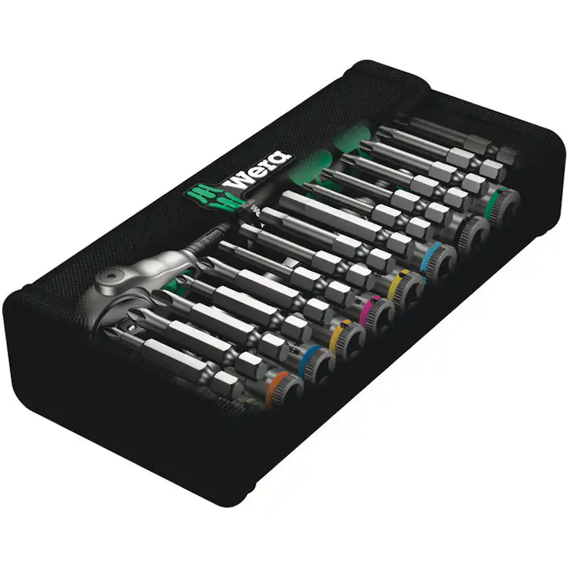 Hylsnyckelsats Wera 8100 Sa 6 Zyklop 1/4tum 28Del