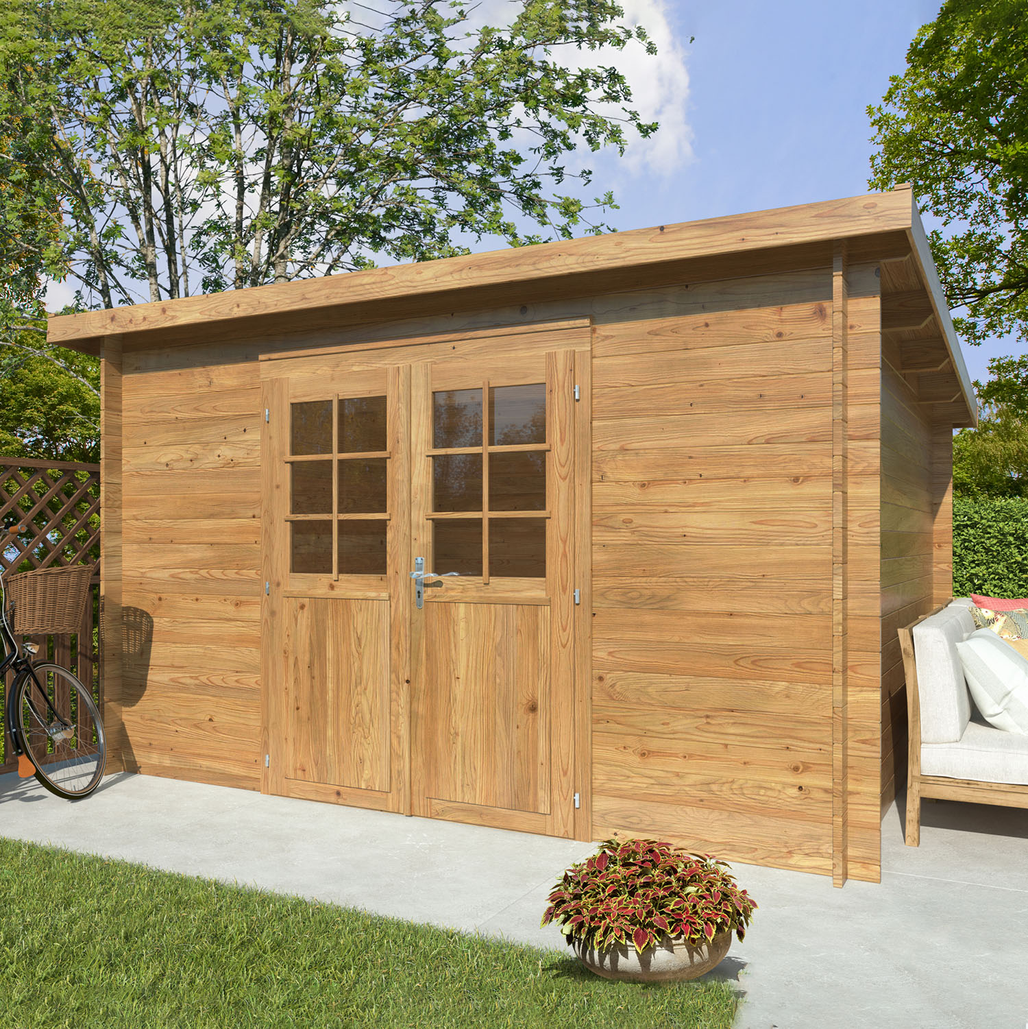 Stuga Palmako Alice 9,3 m2 (inv. 9,0 m2)