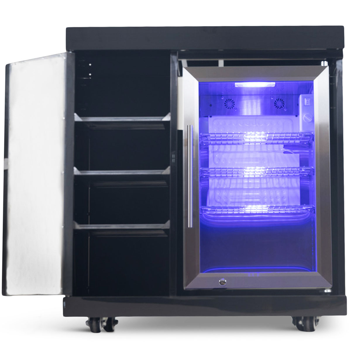 Kylskåp Metalcraft Till Gasolgrill Miami Blackline