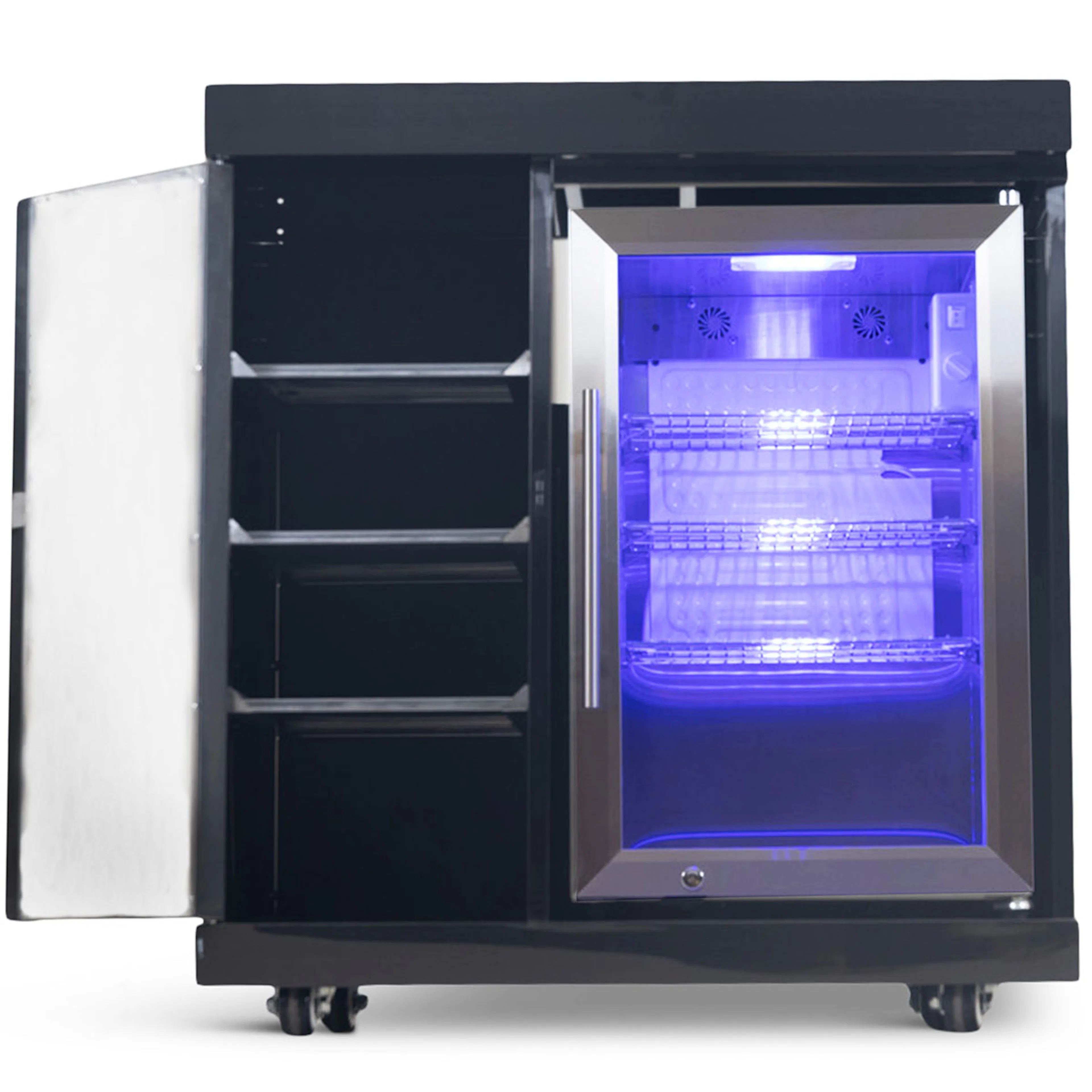 Kylskåp Metalcraft Till Gasolgrill Miami Blackline