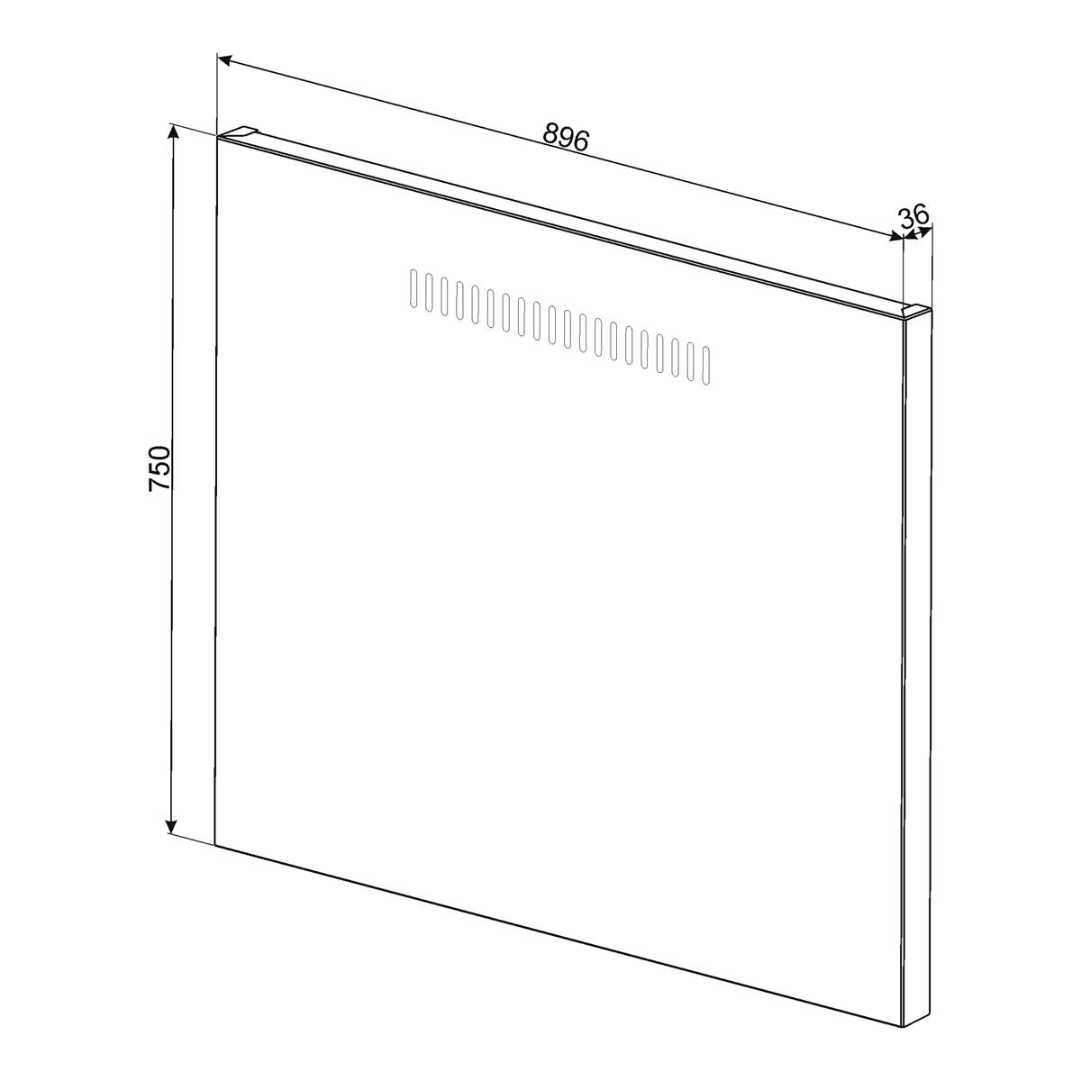 Stänkskydd Smeg KITC9X9