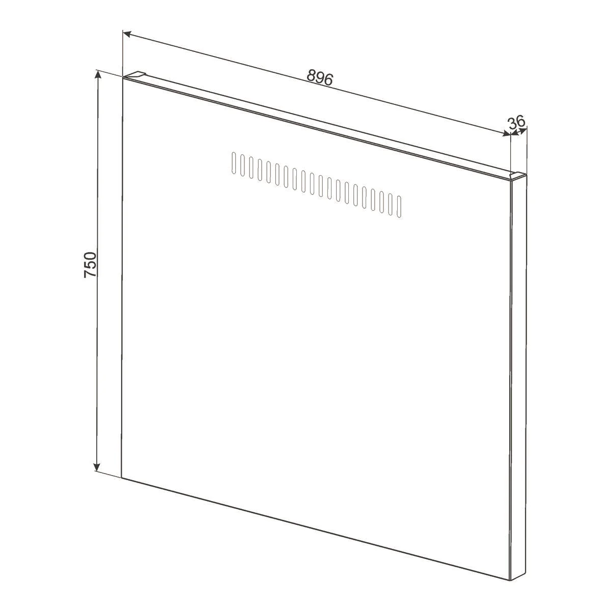 Stänkskydd Smeg KITC9X9