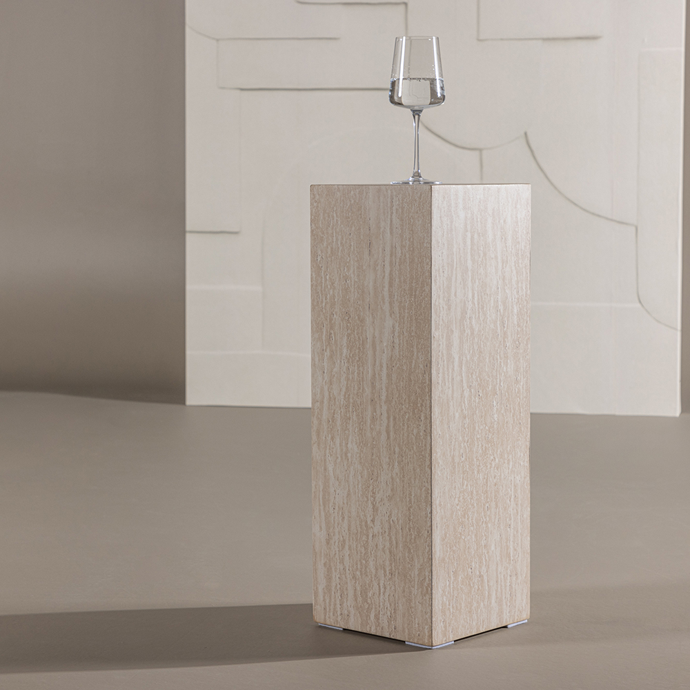 Piedestal Vind Ramsvik Travertine 65 cm