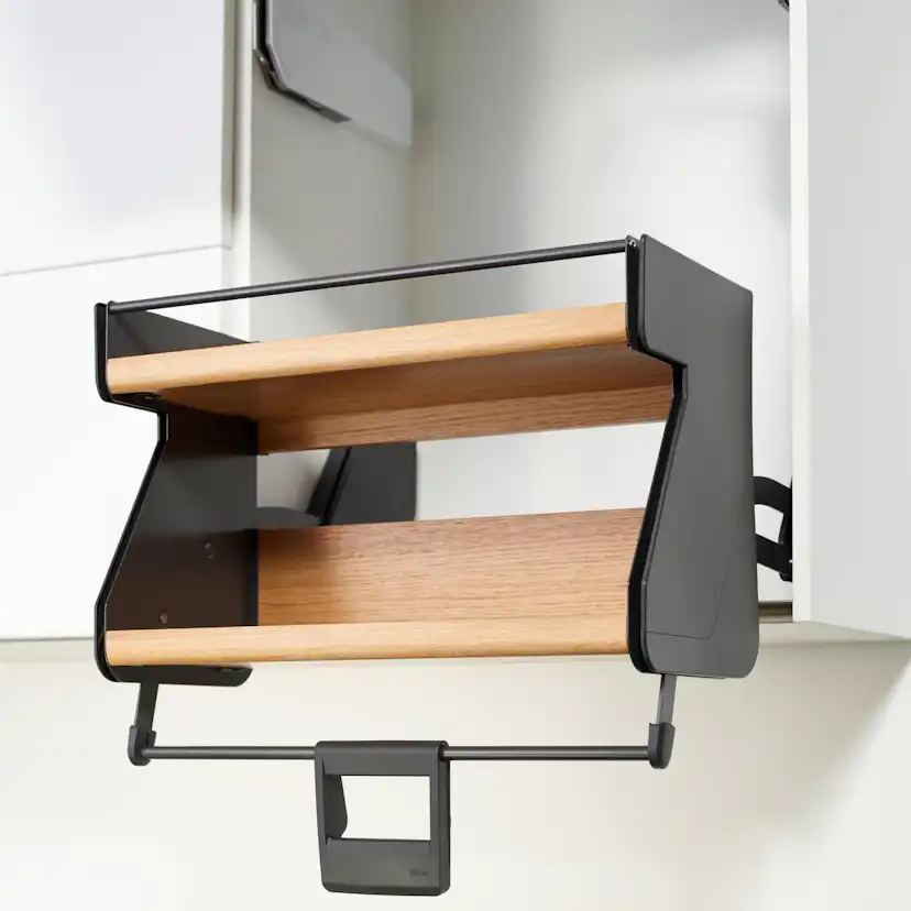 Utdrag Theofils Kesseböhmer Imove 600 mm Två Hyllplan Soft Stop