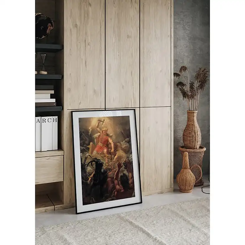 Poster Gallerix Tors Strid med Jättarna By Marten Eskil Winge