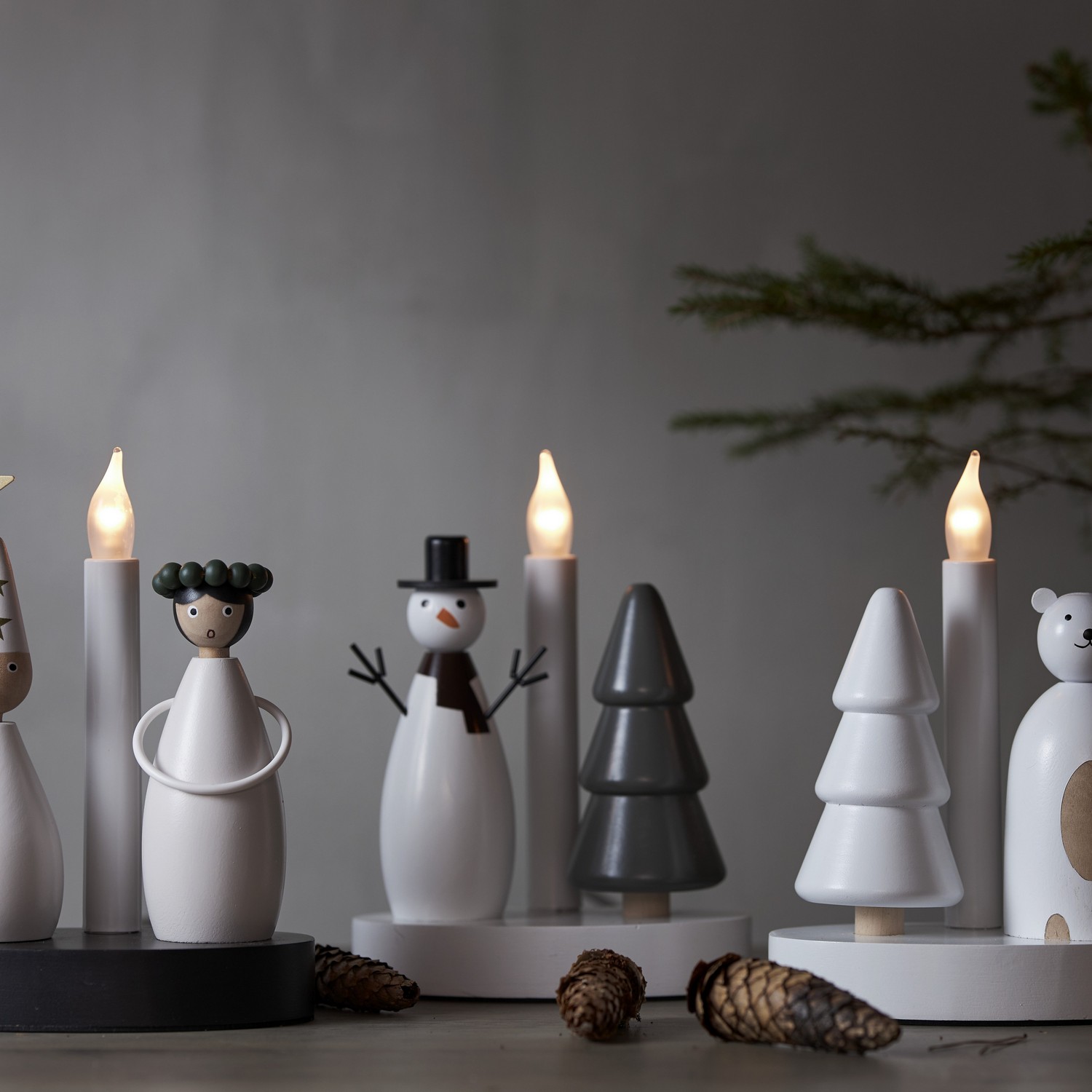 Ljusstake Star Trading Christmas Joy Lucia