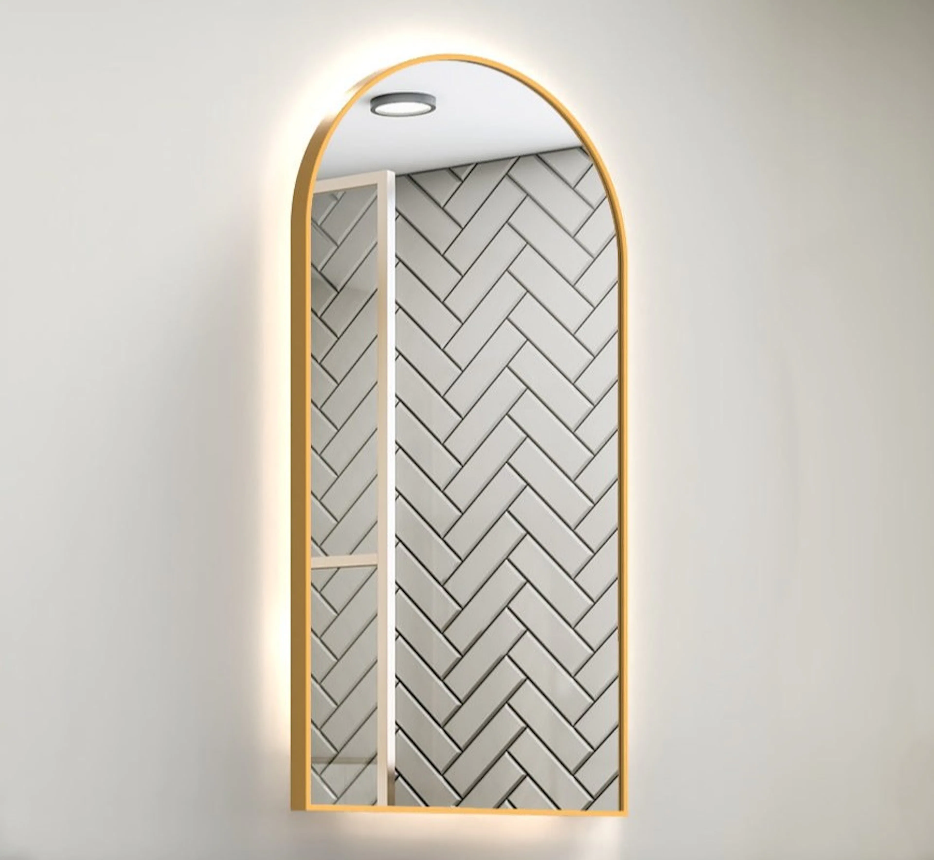 Signe 40x80 guld - 3000K Guld, 40x80 cm, 3000K
