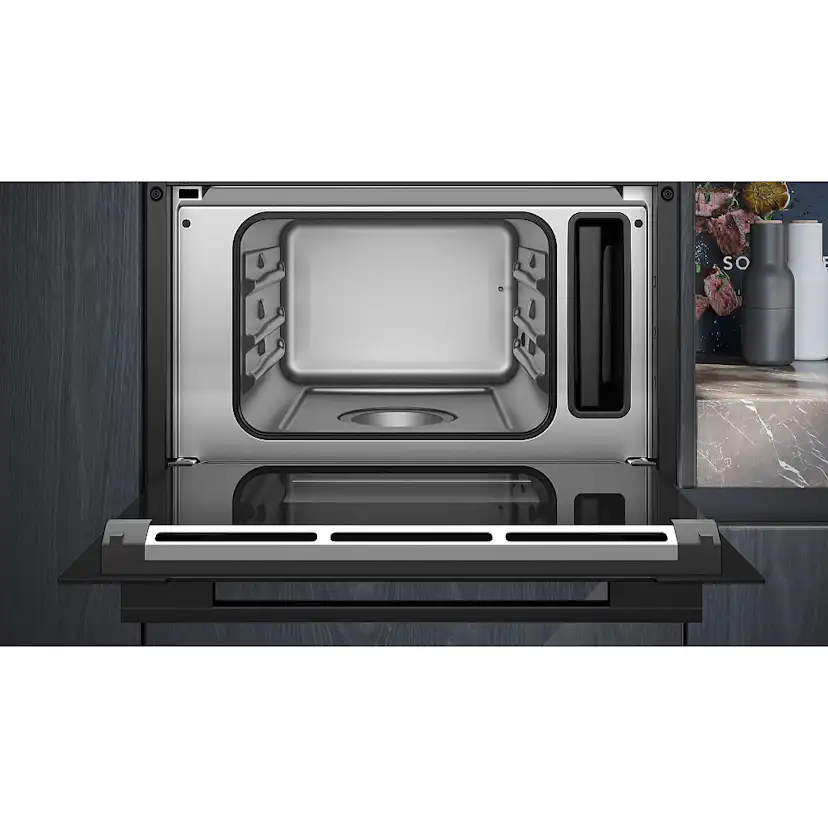 Ugn och Mikro Siemens iQ700 HM736G1B1 + CD714GXB1 Kombiugn Med Touchdisplay och Röststyrning