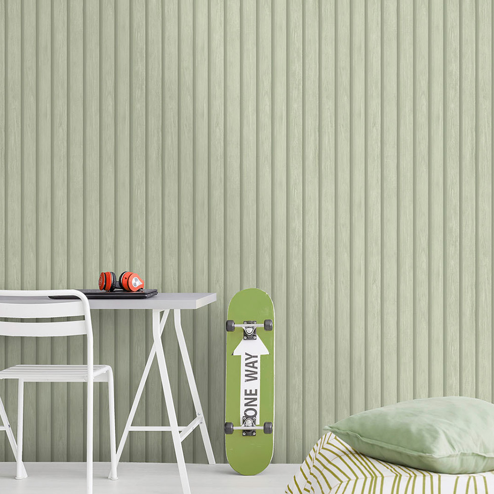 Tapet Holden Dream Catcher Woodslat Soft Green 13300