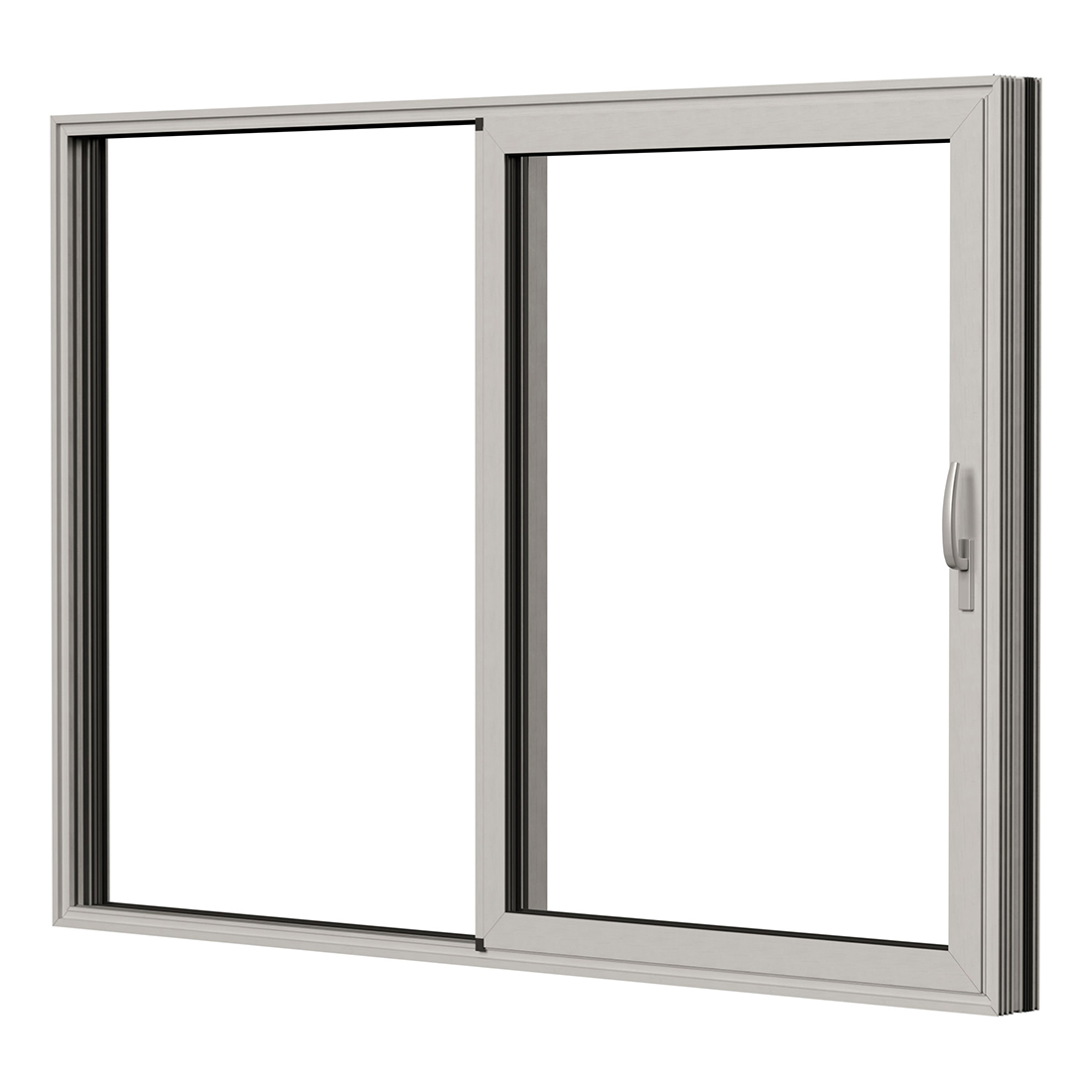 Skjutdörr NorDan HelAlu Aluminium 2-Delad Enkelspår