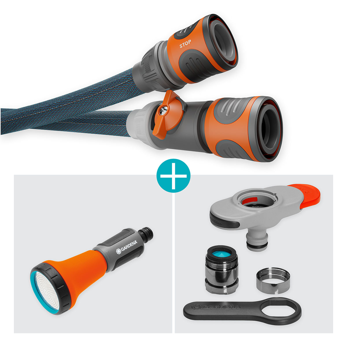 Textilslang Gardena Liano Xtreme 10 m Set