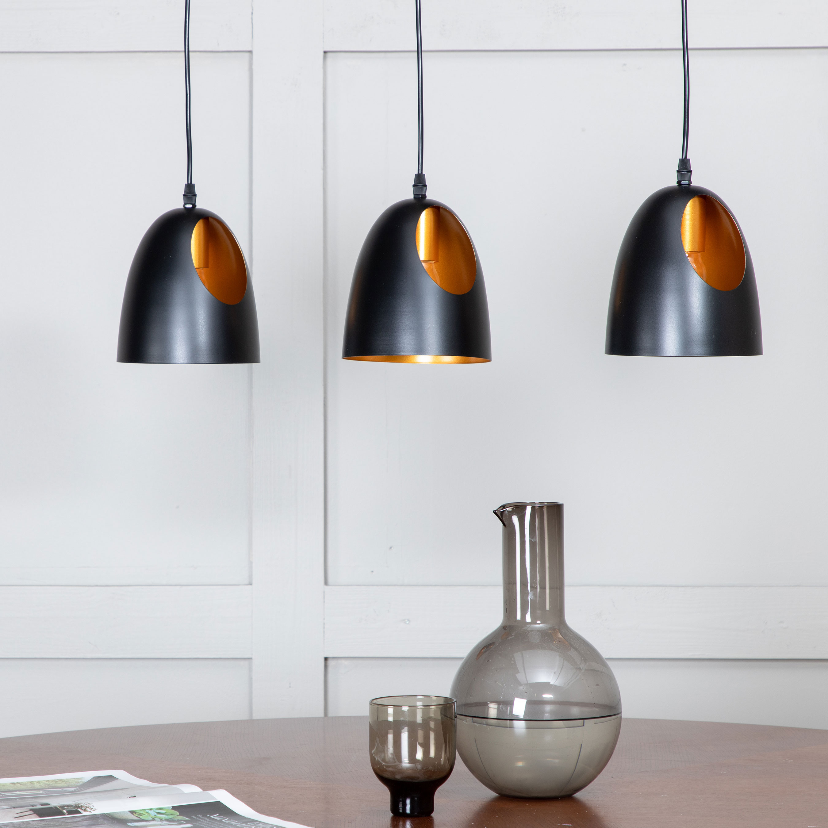 Taklampa Venture Home Emilio Rak 3L