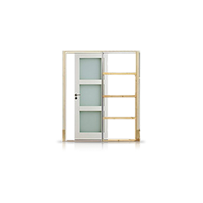 Pocketkarm GK Door 123 mm För Dubbelgips Vit