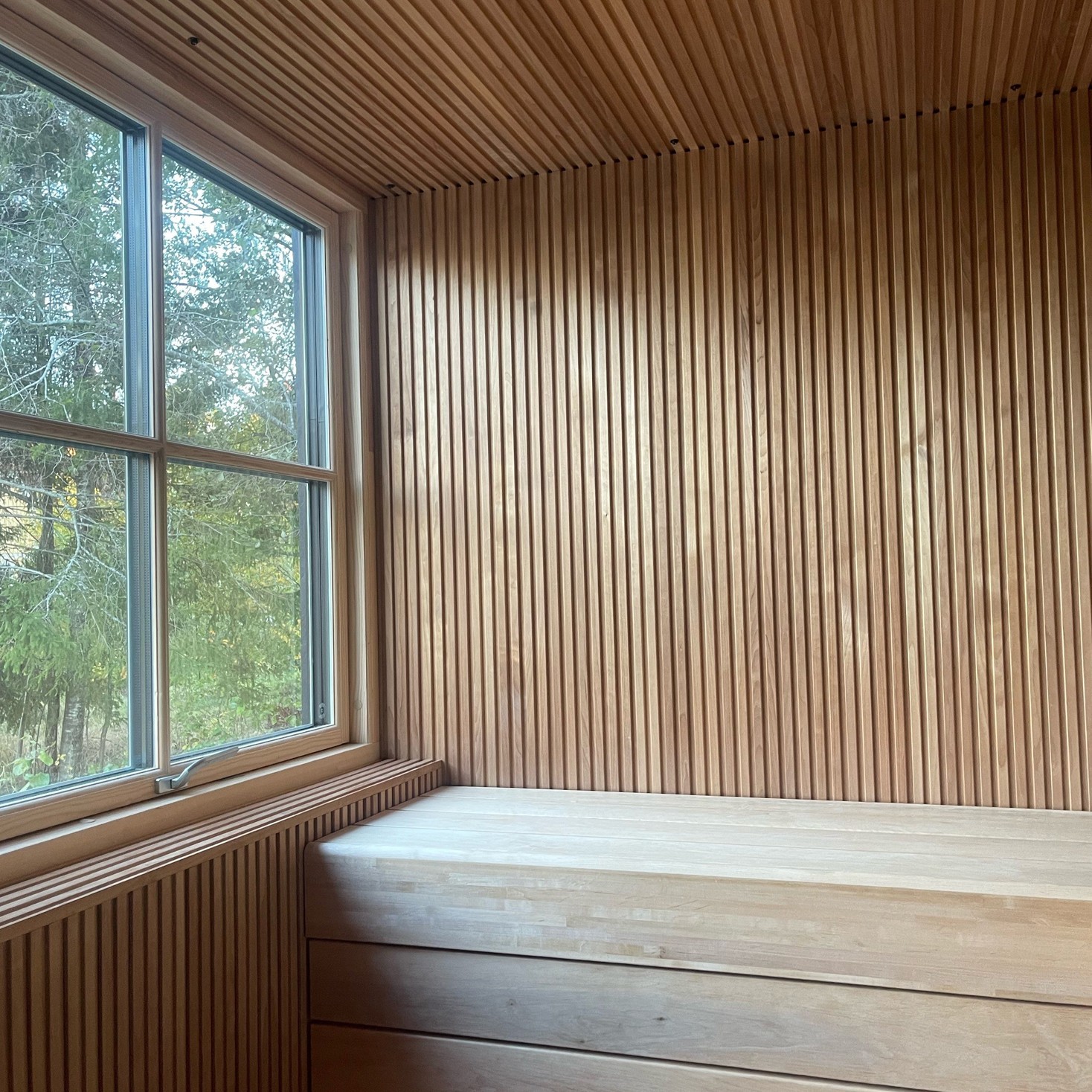 Bastupanel Sauna Sweden Termo Asp 15x60x1800 mm Längd: 1800 mm