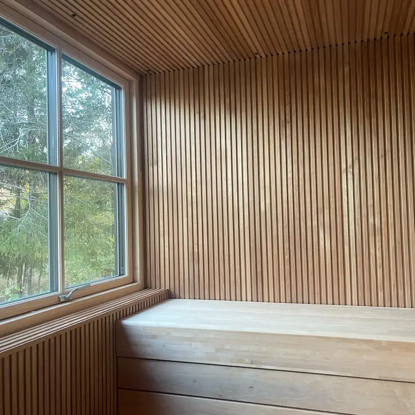 Bastupanel Sauna Sweden Termo Asp 15x60x1800 mm Längd: 1800 mm