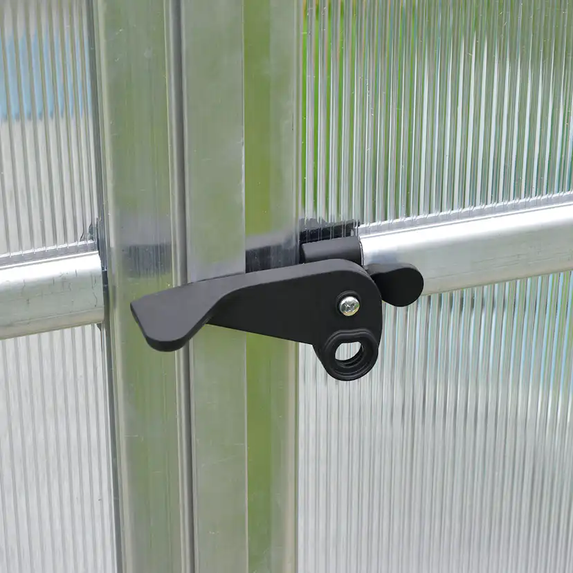 Växthus Canopia by Palram Bella Aluminiumram med UV-Skyddad Polykarbonat & Ventilationsfönster, 6 m²