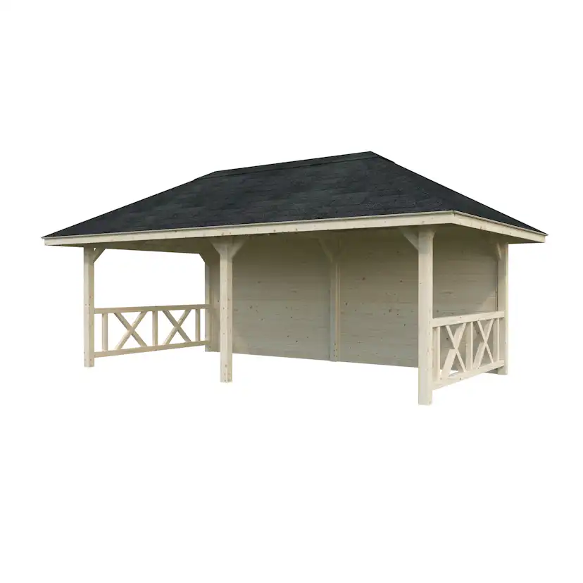 Bianca 16,6 m2 Set2 brun impregnerad Färg: Brun impregnerad