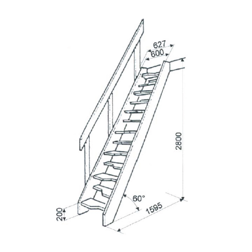 Lofttrappa Byggera Softline
