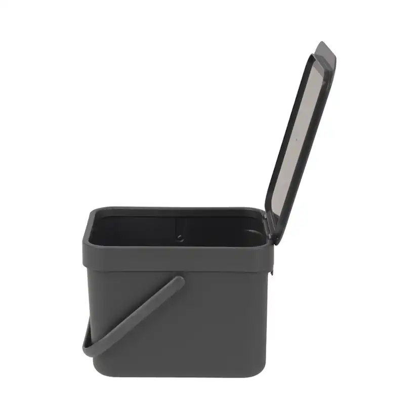 Papperskorg Brabantia SORT & GO 6 L Anthracite Färg: Anthracite, Volym: 6 l