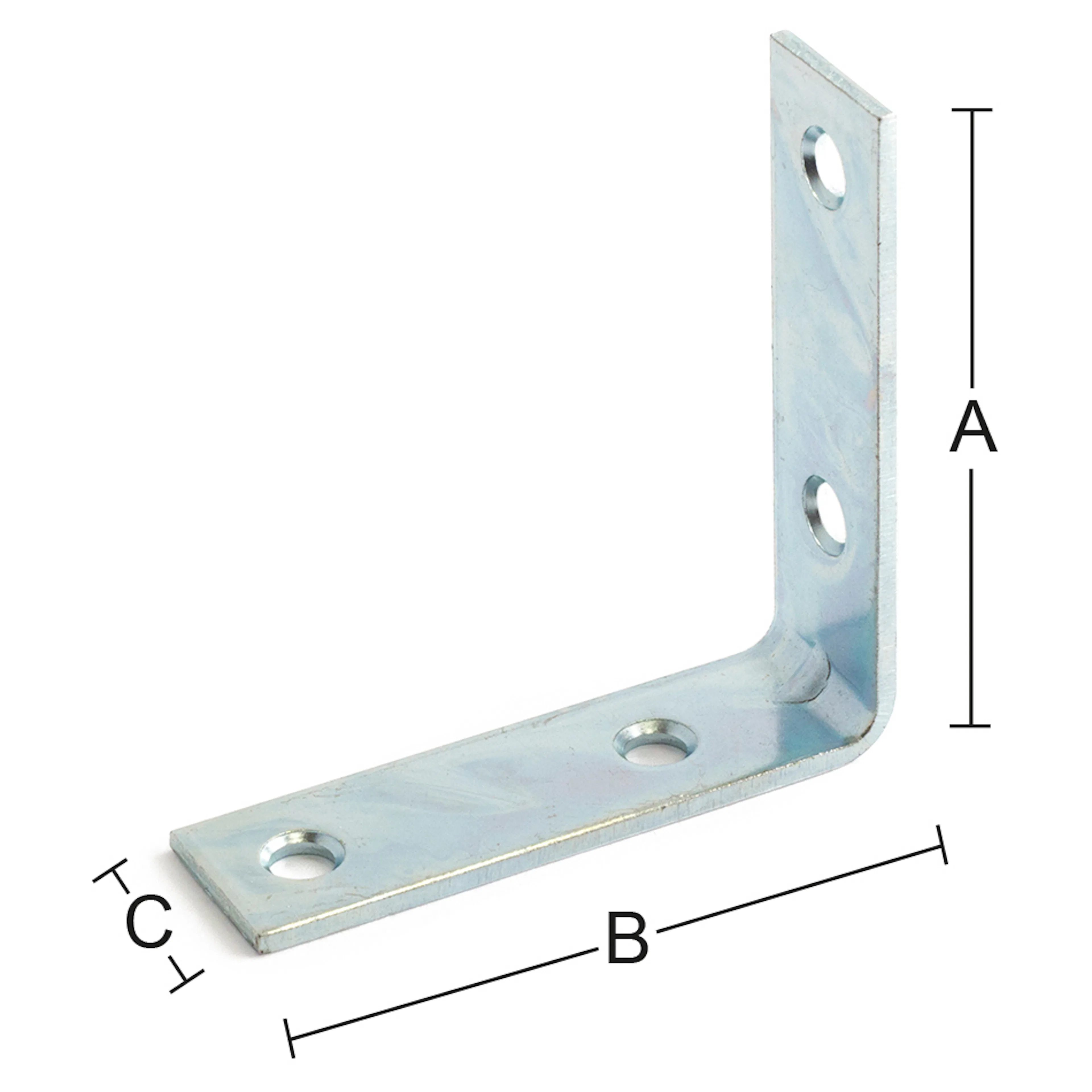 Vinkeljärn 6101 AxBxC: 38x38x13 Mm AxBxC: 38x38x13 Mm