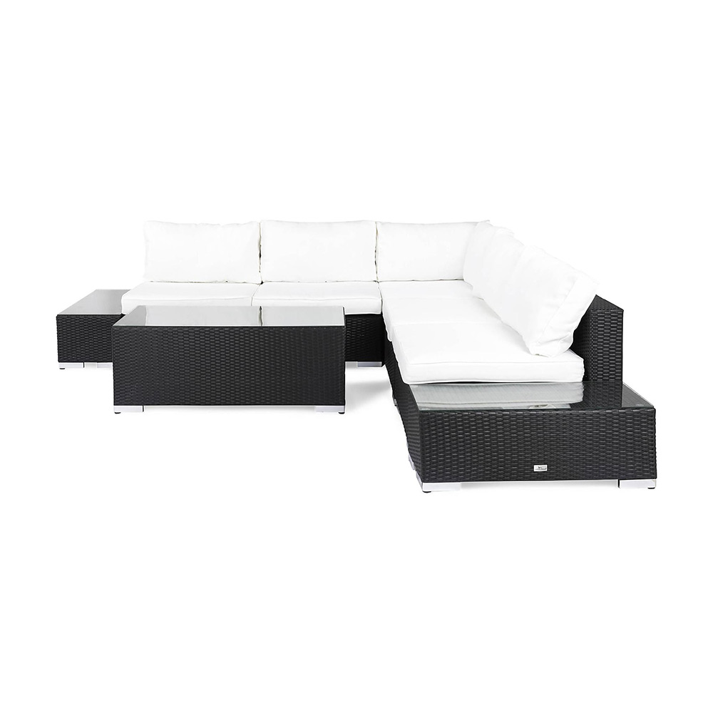 Loungegrupp Comfort Garden Bahamas 5-sits inkl. Utebord och Dynor Utomhus