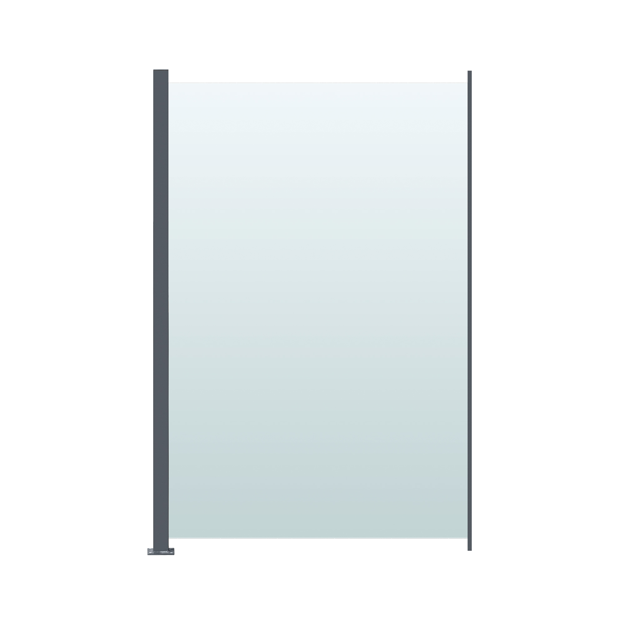 Glasräcke Hortus Klarglas Inkl Modul & Stolpe 100 x 150 cm