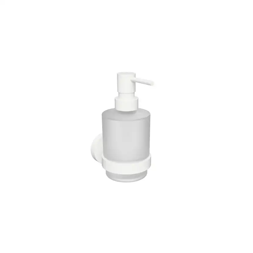 Tvåldispenser Bemeta White Glas/Vit