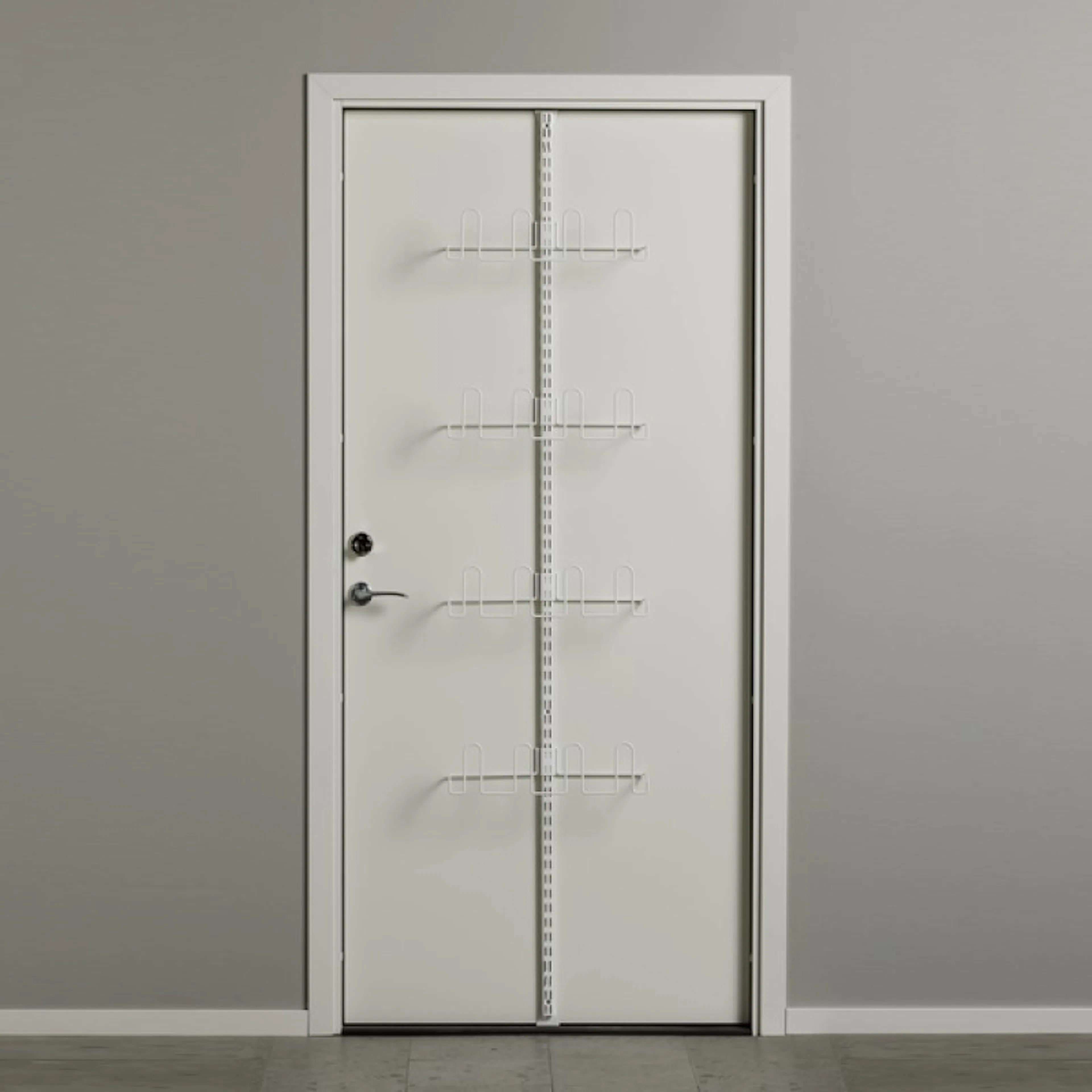 Kit Elfa för Skoförvaring På Dörr vit