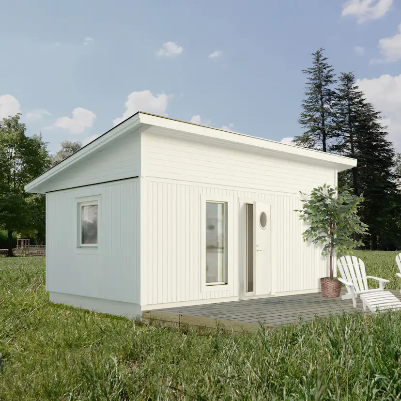 Attefallshus Vibostugan Njuta Funkis 25-1