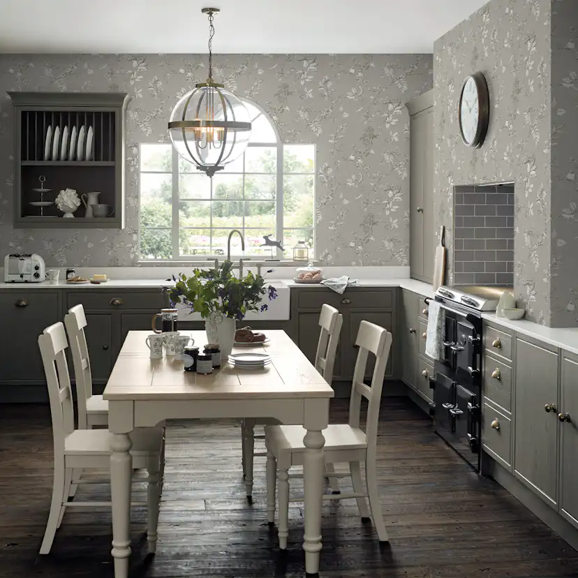Tapet Laura Ashley Elderwood Steel