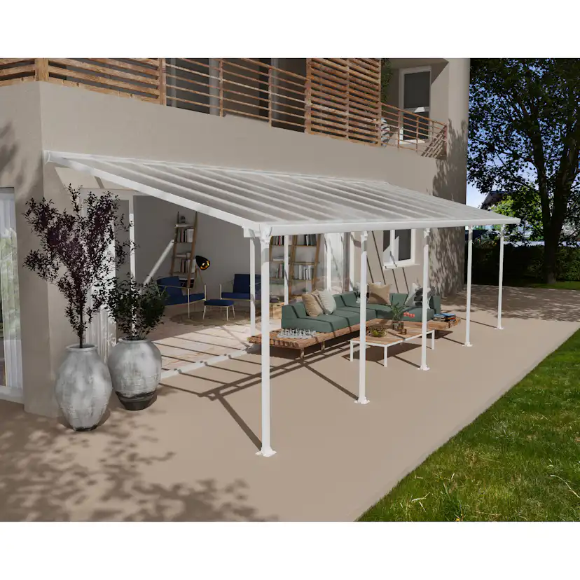 Terrasstak Canopia by Palram Feria Vit 26,9 m²