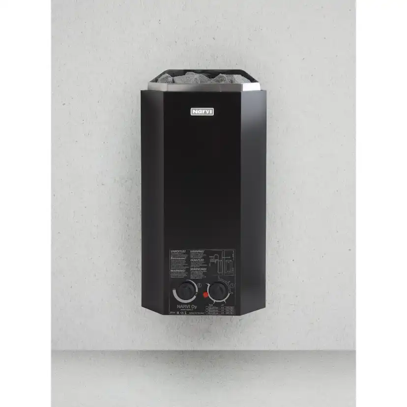 Bastuaggregat Narvi Minex 3,0 kW Svart Svart