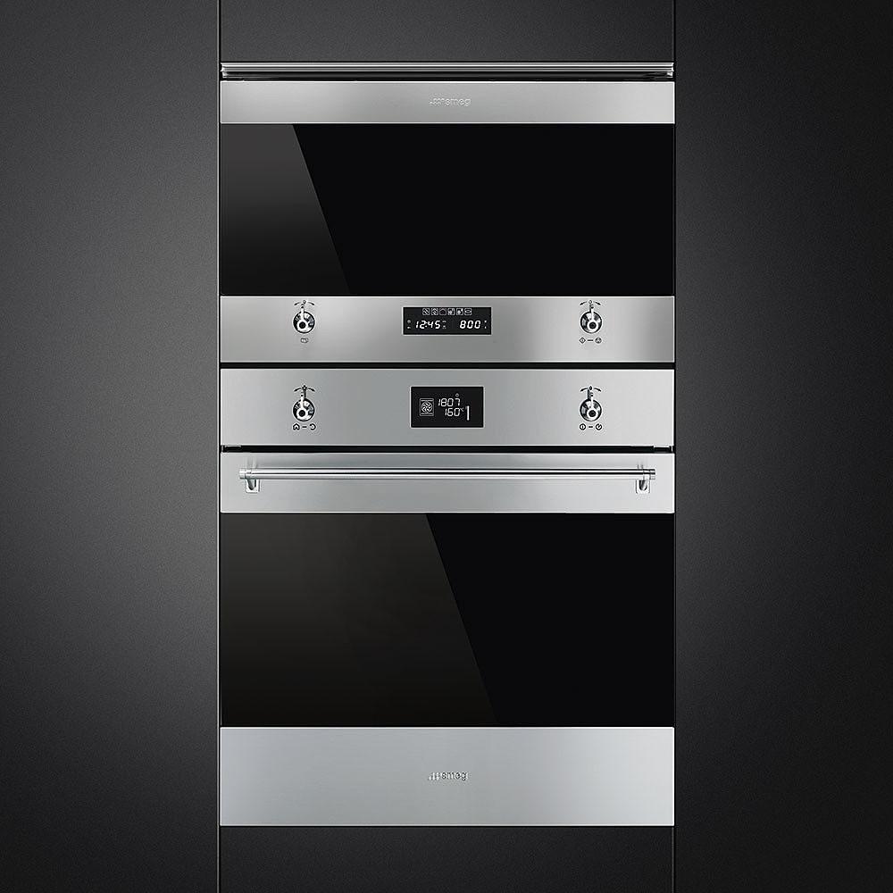 Mikrovågsugn Smeg Classic MP322X1 Integrerad Micro med Grillfunktion