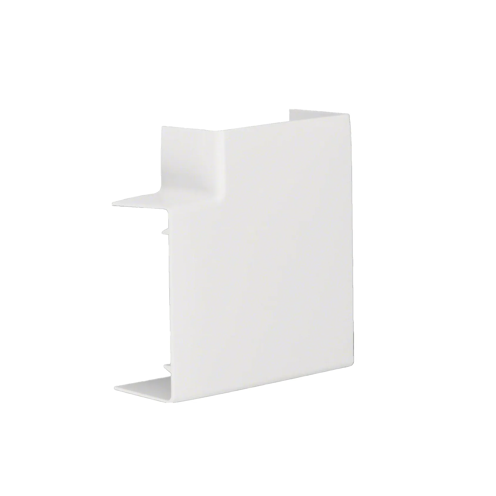 L-Vinkel till Matarkanal Hager Flexibel LF/LFH 40 x 90 mm Halogenfri Vit RAL 9016