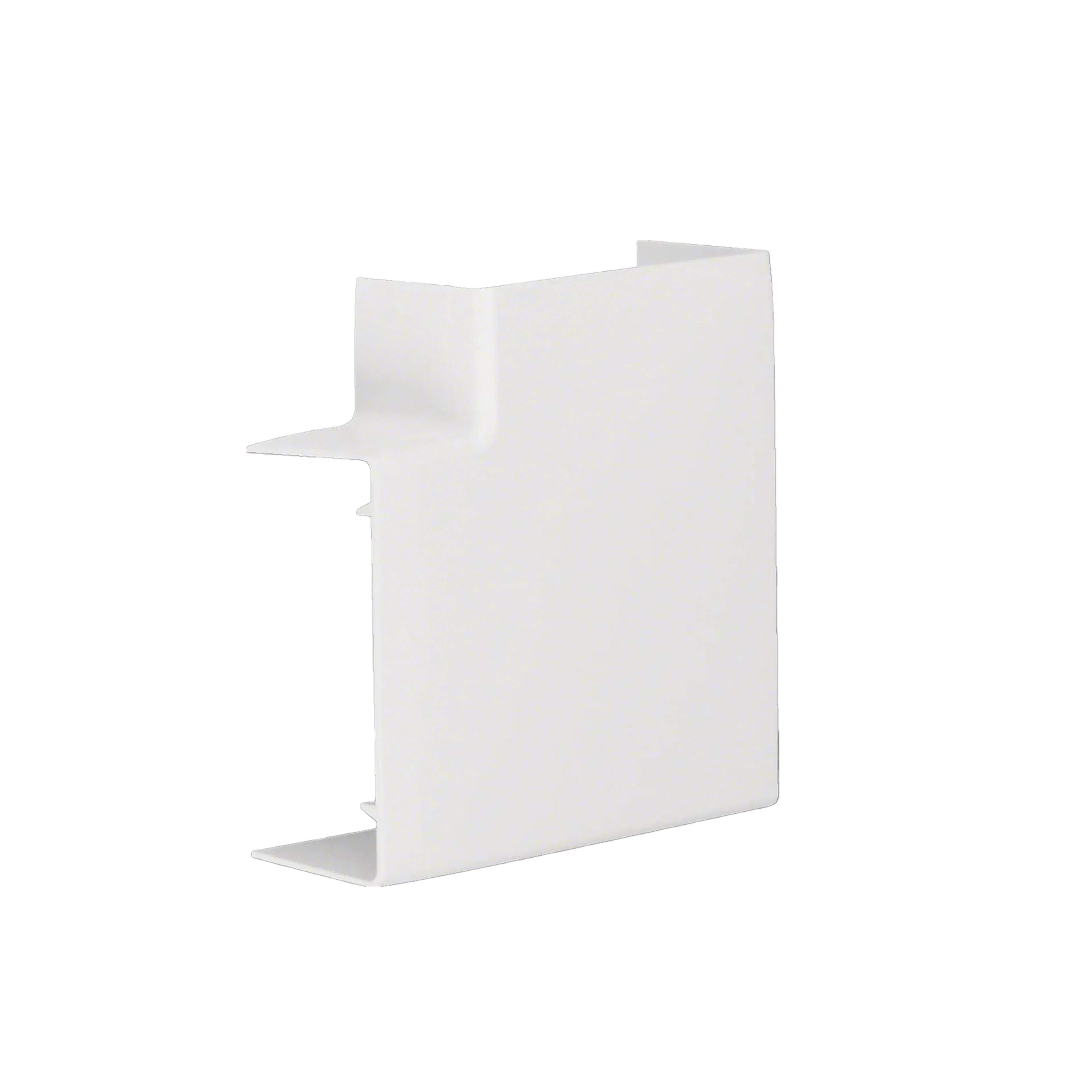 L-Vinkel till Matarkanal Hager Flexibel LF/LFH 40 x 90 mm Halogenfri Vit RAL 9016