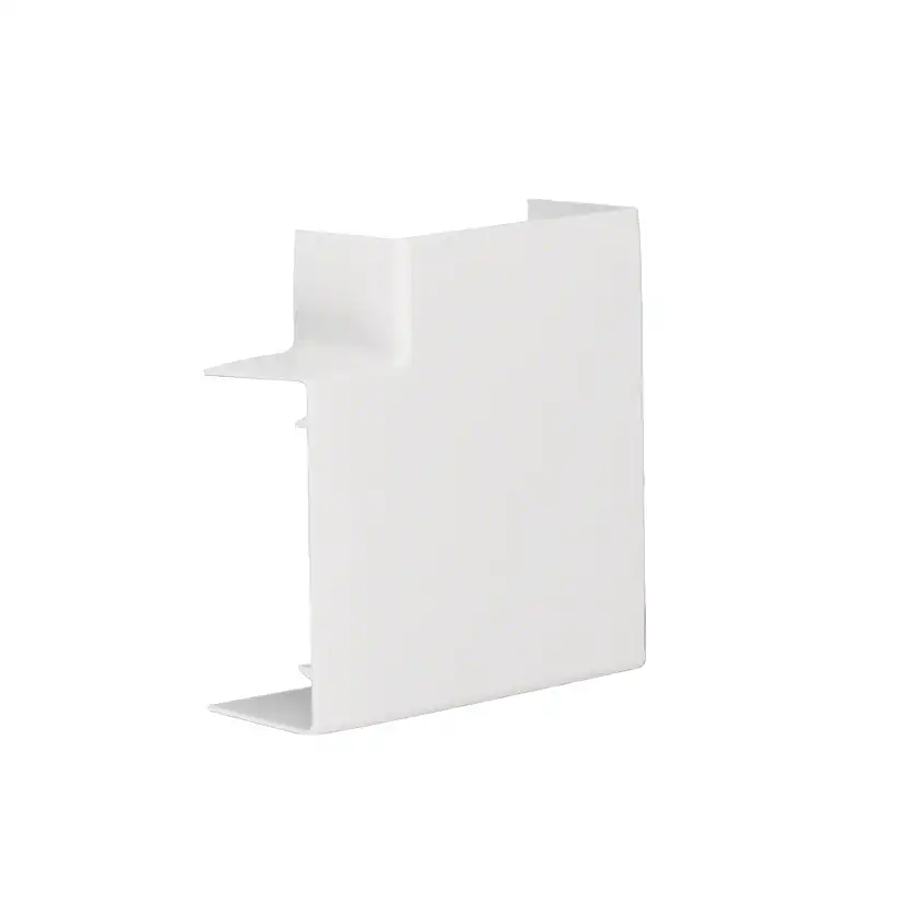 L-Vinkel till Matarkanal Hager Flexibel LF/LFH 40 x 90 mm Halogenfri Vit RAL 9016