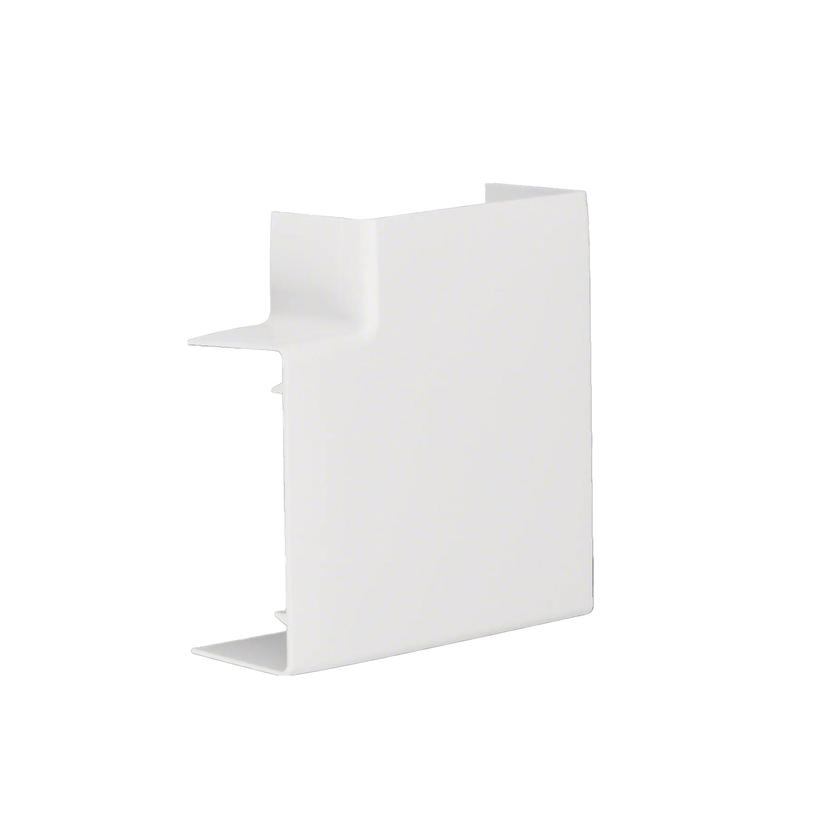 L-Vinkel till Matarkanal Hager Flexibel LF/LFH 40 x 90 mm Halogenfri Vit RAL 9016