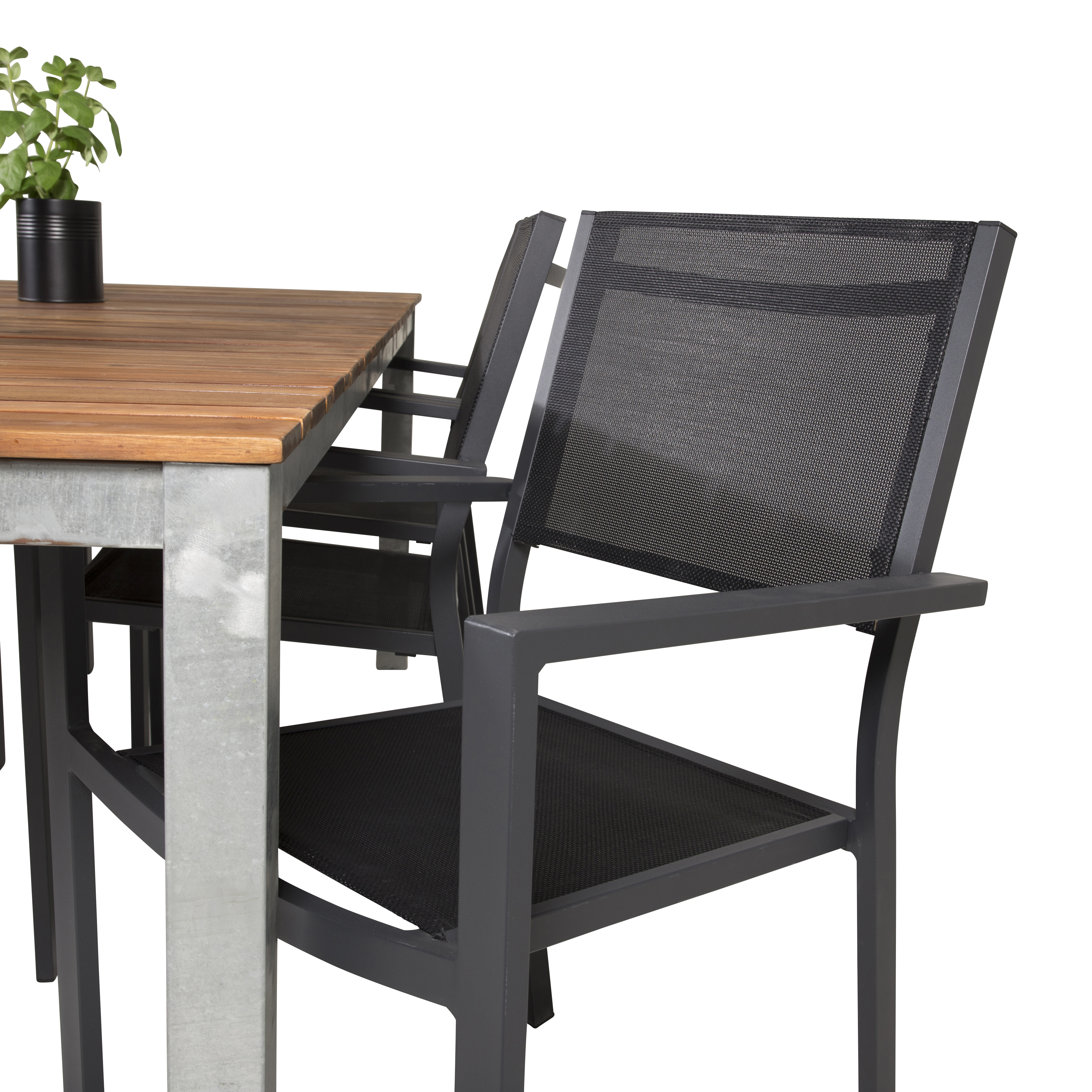 Matgrupp Venture Home Zacharias 200 med 6 Copacabana Karmstolar