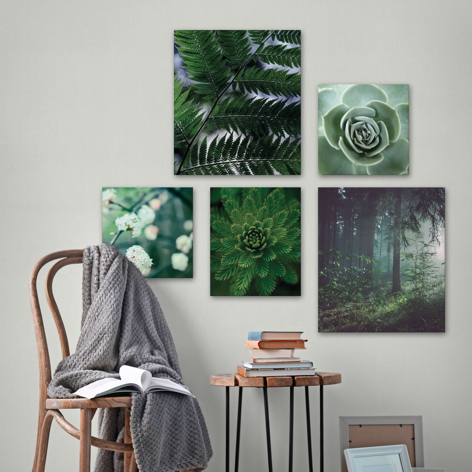 Tavla Art For The Home 5 Delar Ren Natur