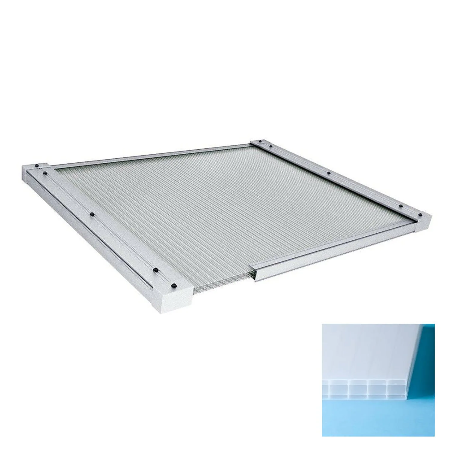 Kanalplast 10 mm Halle Isolux Opal Komplett Tak