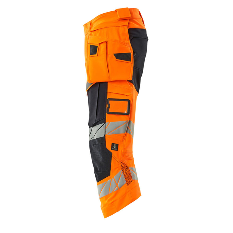 Mascot ACCELERATE SAFE Piratbyxor med hängfickor 19049-711-1 Storlek: C45, Färg: Hi-vis Orange/mörk Marin