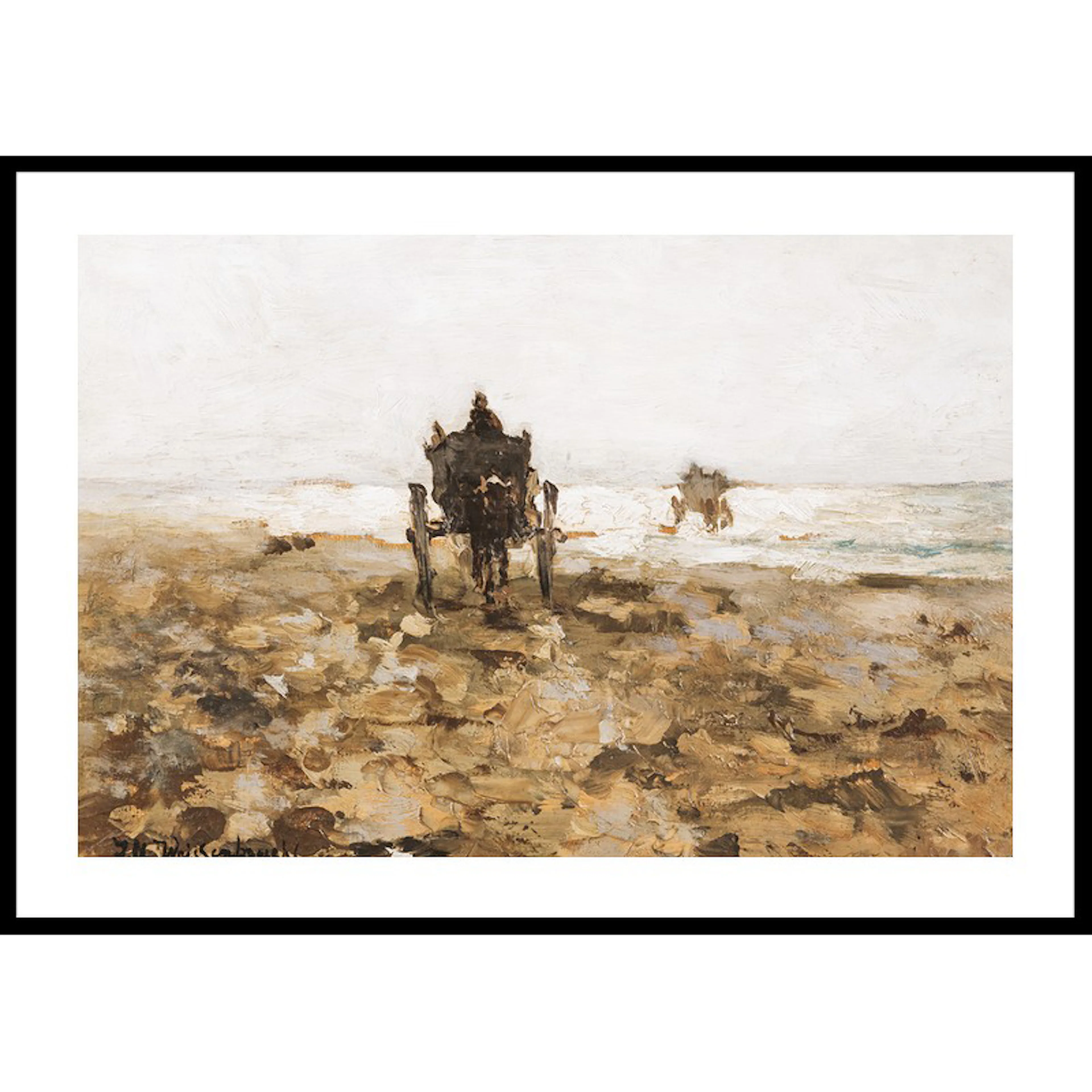 Shell Cart By Jan Hendrik Weissenbruch 50x70 50x70 cm