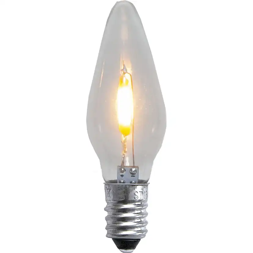 LED-Reservlampa Star Trading E10 Universal Transparent 3-pack för Inomhusbruk