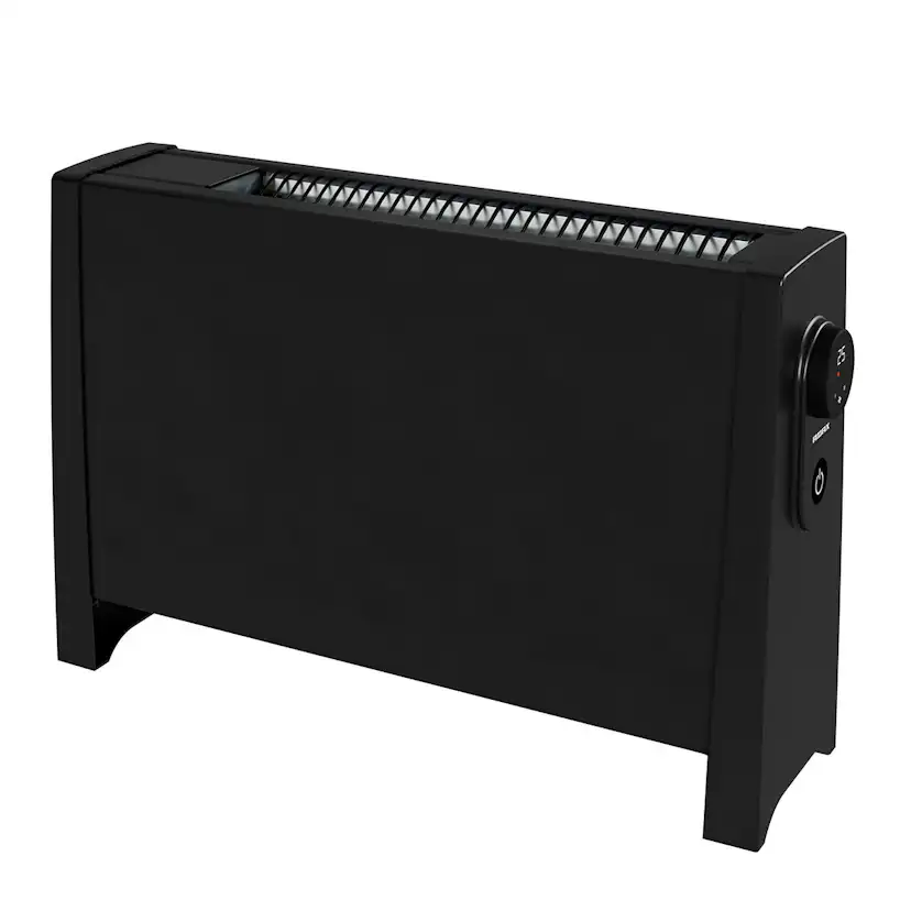 Element Adax Vilje VG1120 WTB Svart Golvradiator Fristående Stål