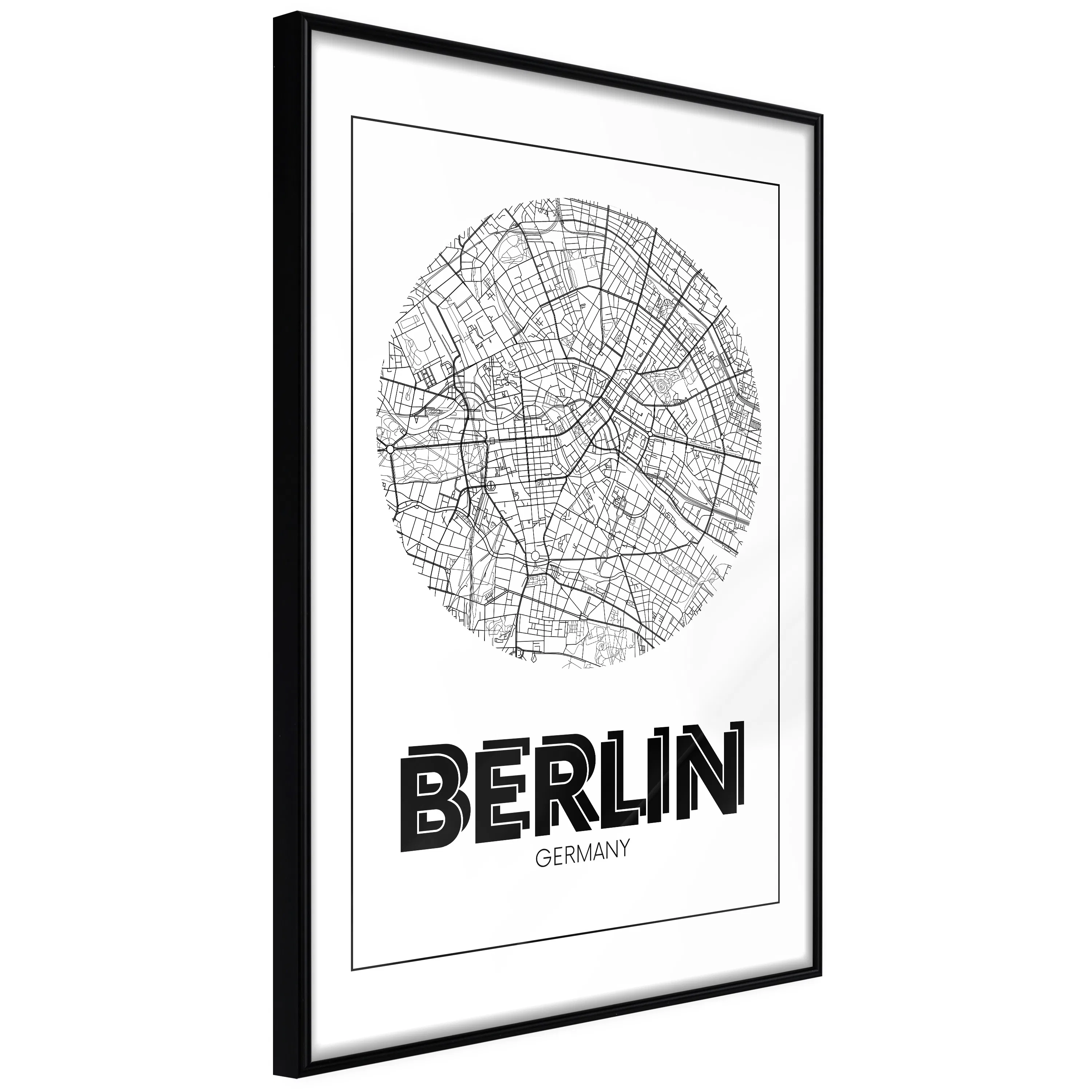 Poster Artgeist Affisch Retro Berlin