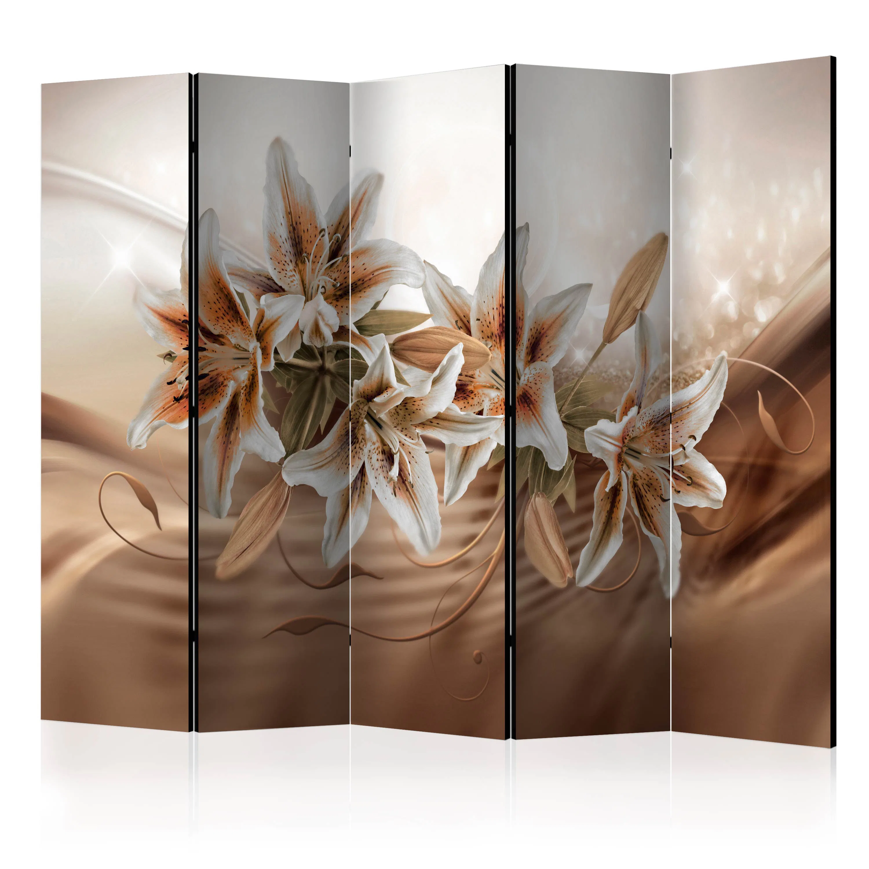 Rumsavdelare Arkiio Chocolate Lilies II 225x172 cm