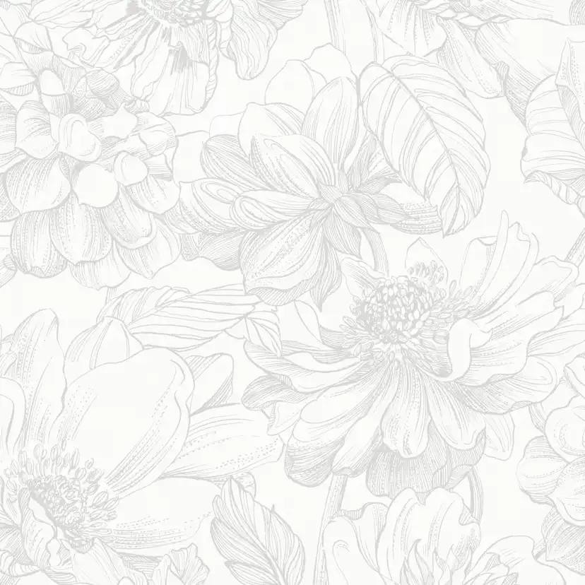 Tapet Art For The Home Dalia Grå 108233