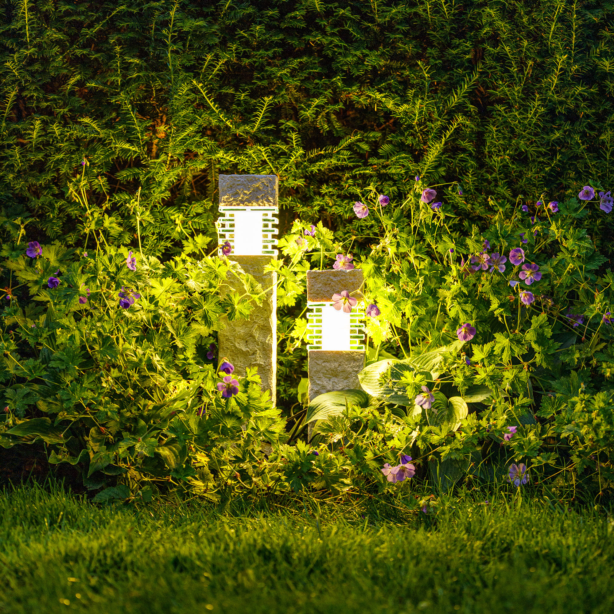 Pollare Gardenlights Nepos Stenstolpe LED Utebelysning