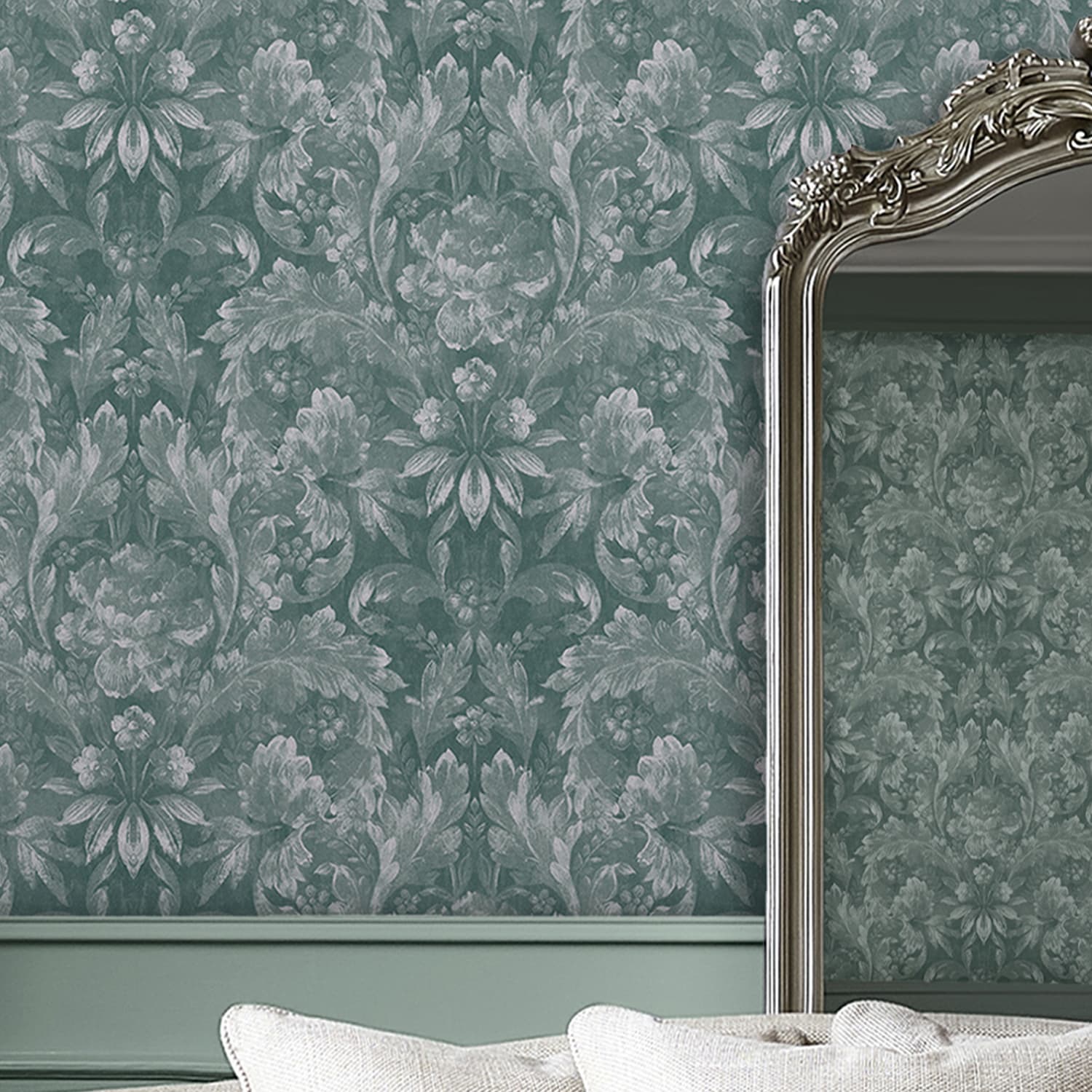 Tapet Laura Ashley Apolline Jade Grön 119842