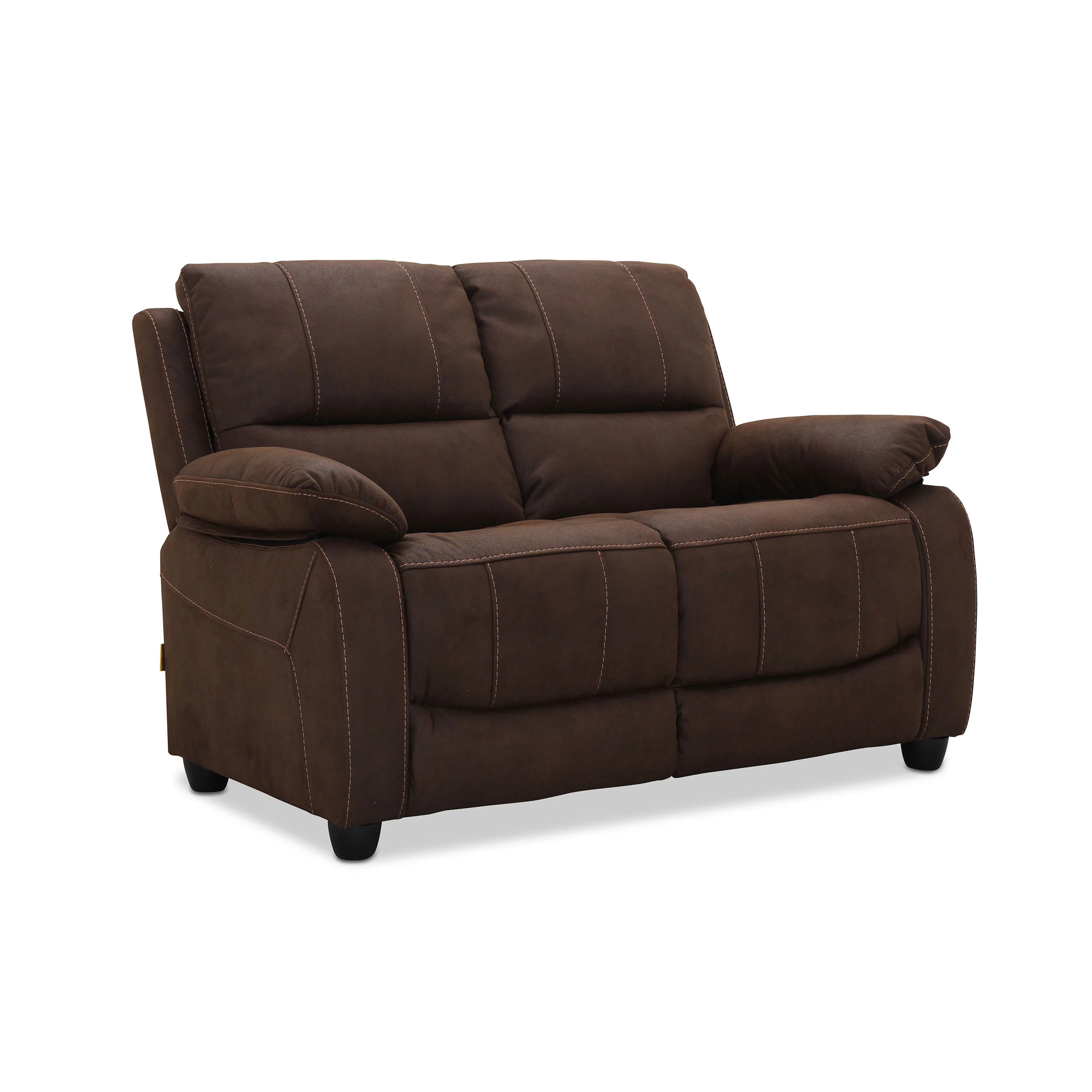 Texas X5061 2-sits utan recl Tyg Micro 370 Brun Brun